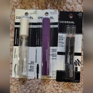 Covergirl eyeliner, mascara